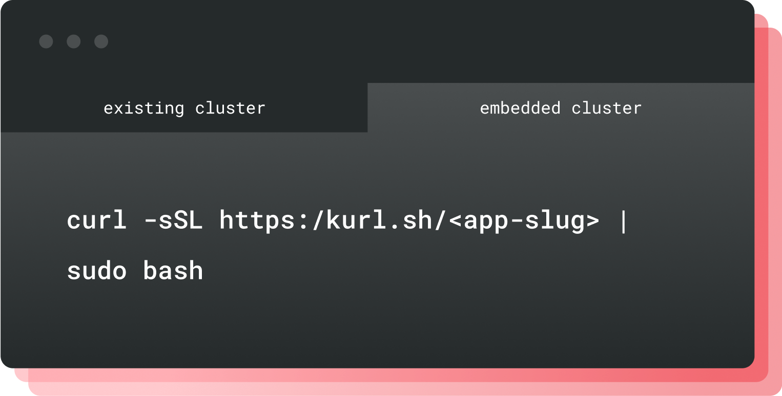 embedded cluster terminal command