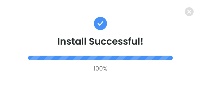 a successful installation