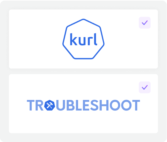 kurl and troubleshoot logos