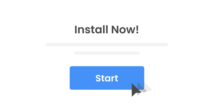 An "install now" button