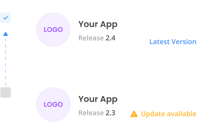 two application versions