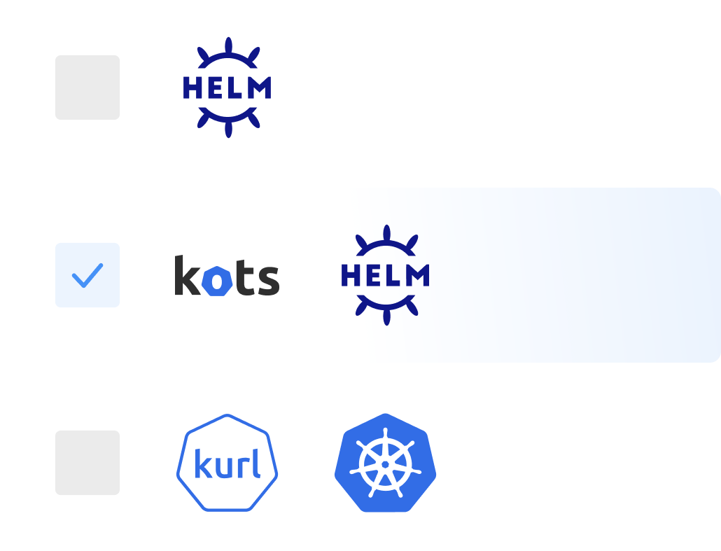 showing different install methods