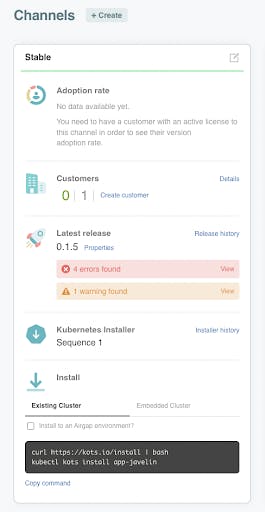 Linter errors and a warning