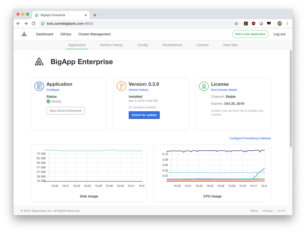 bigApp enterprise example