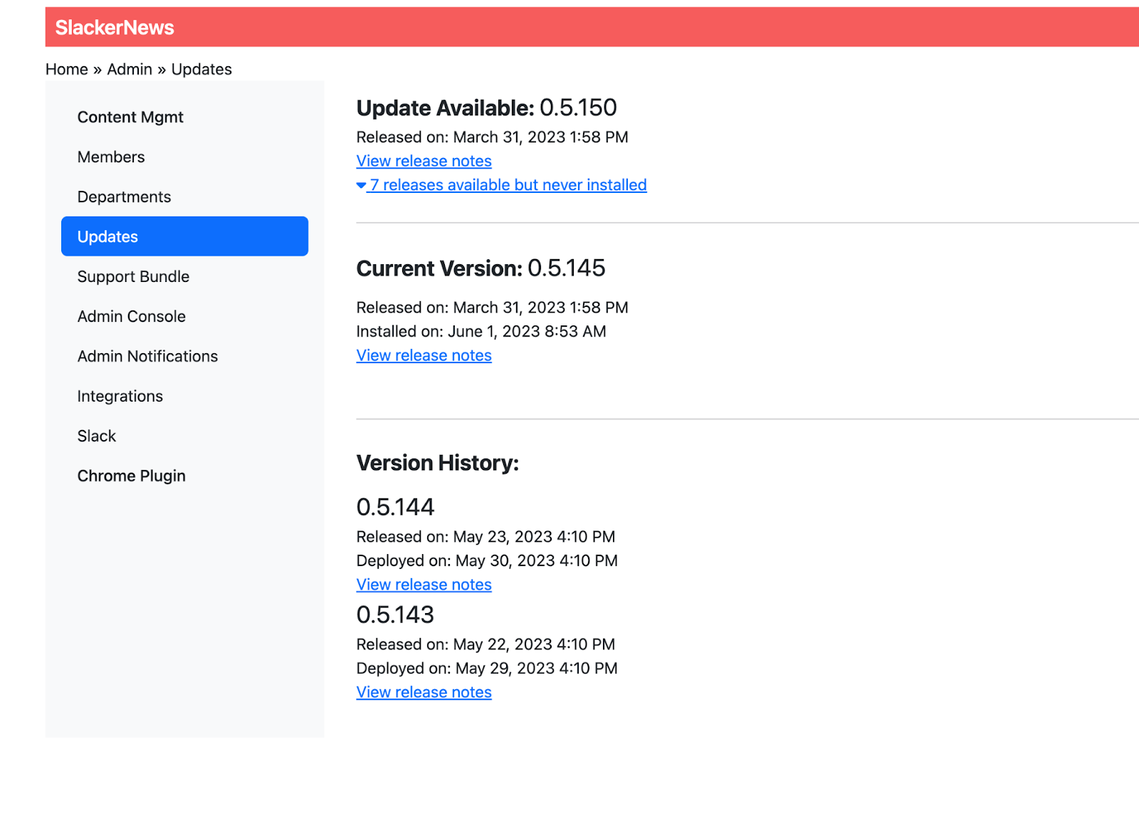 Example of SlackerNews Implementing the SDK